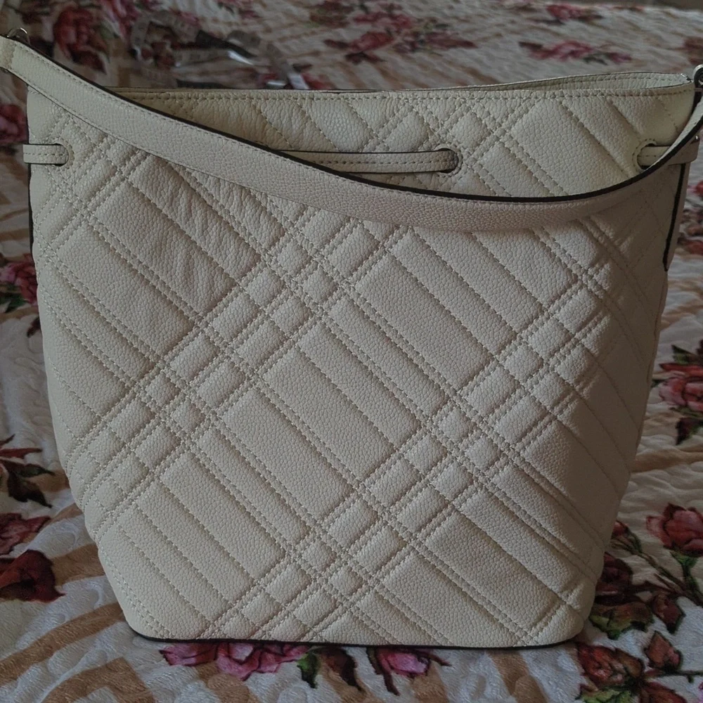 Lauren Ralph Debby Plaid Quilted Leather Shoulder Crossbody bag. - Picture 2 of 14